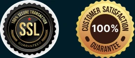 SSL Secure & 100% Customer Satisfaction Guarantee